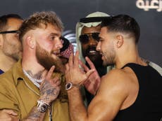 Jake Paul vs Tommy Fury LIVE: Stream, latest updates and how to watch fight tonight