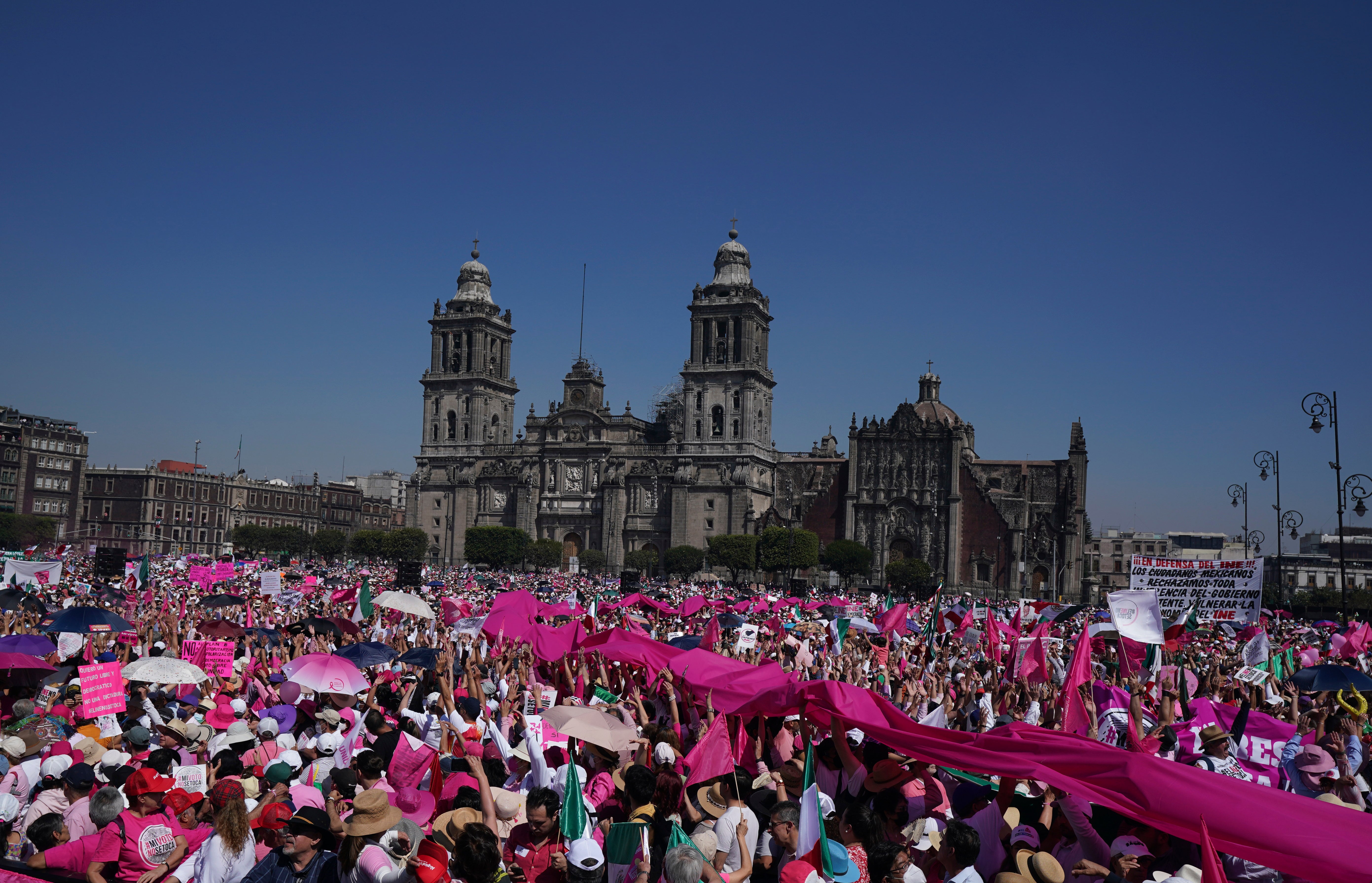 Mexico Election Reform Protest