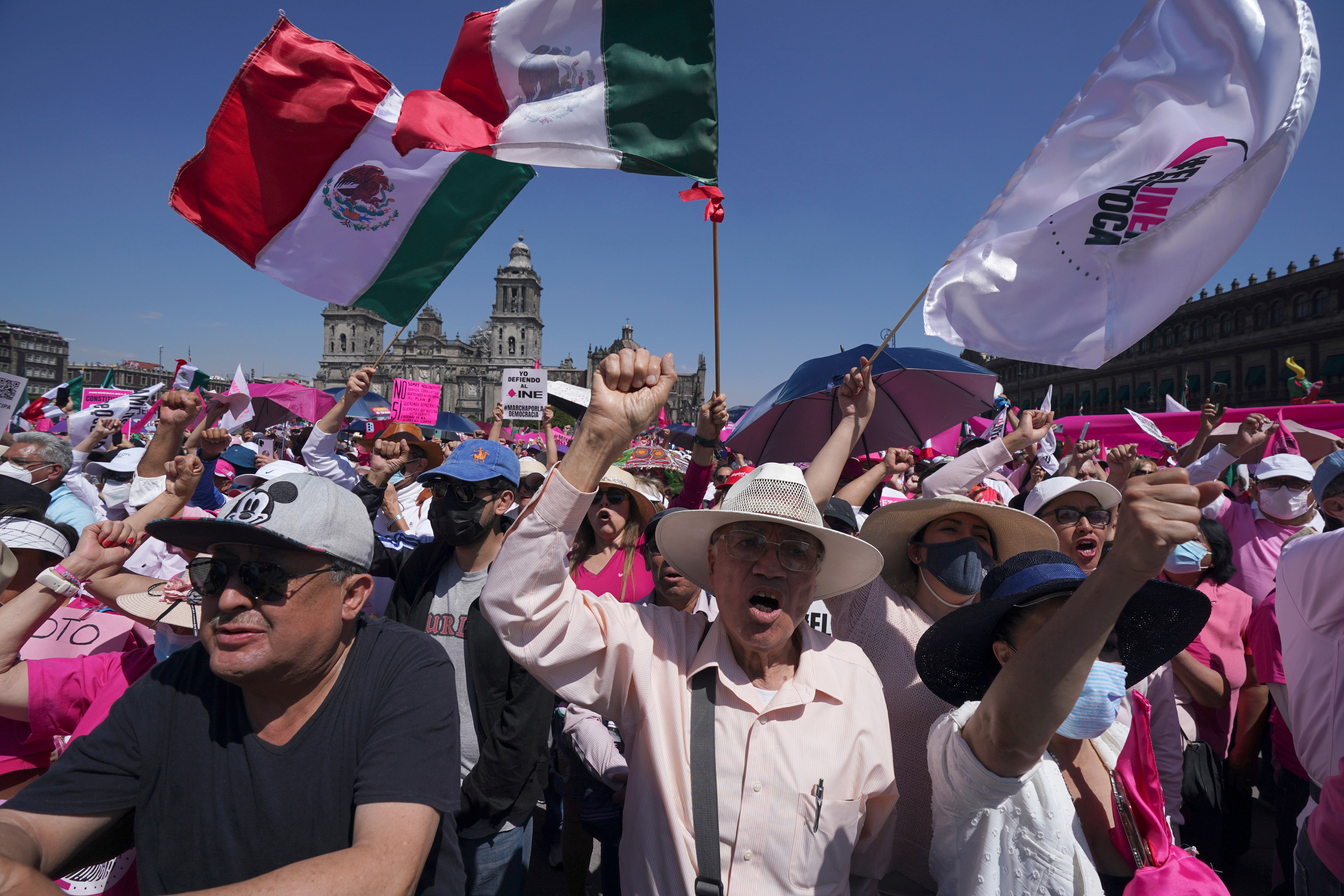 Mexico Election Reform Protest