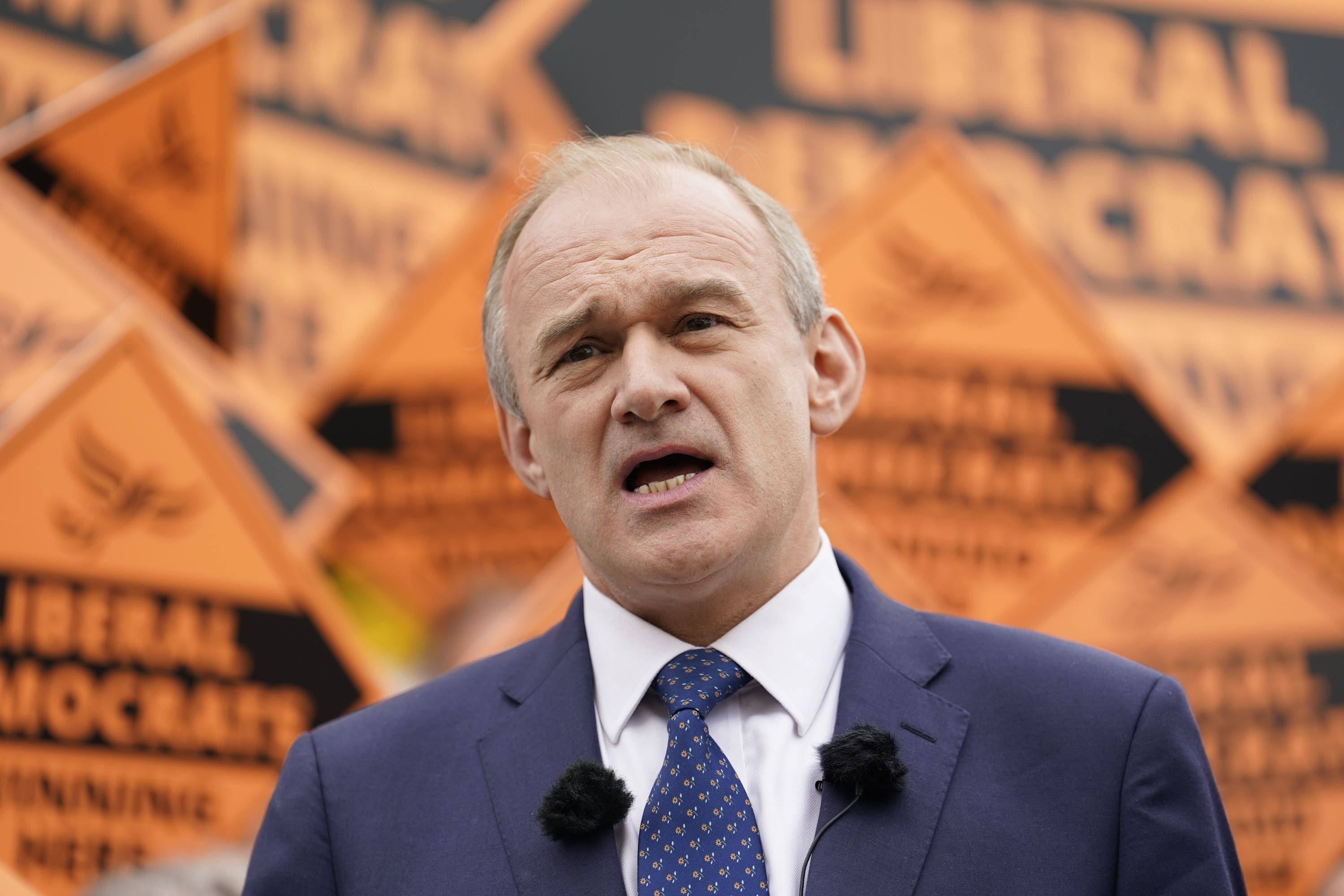 Liberal Democrat Leader Sir Ed Davey (Andrew Matthews/PA)