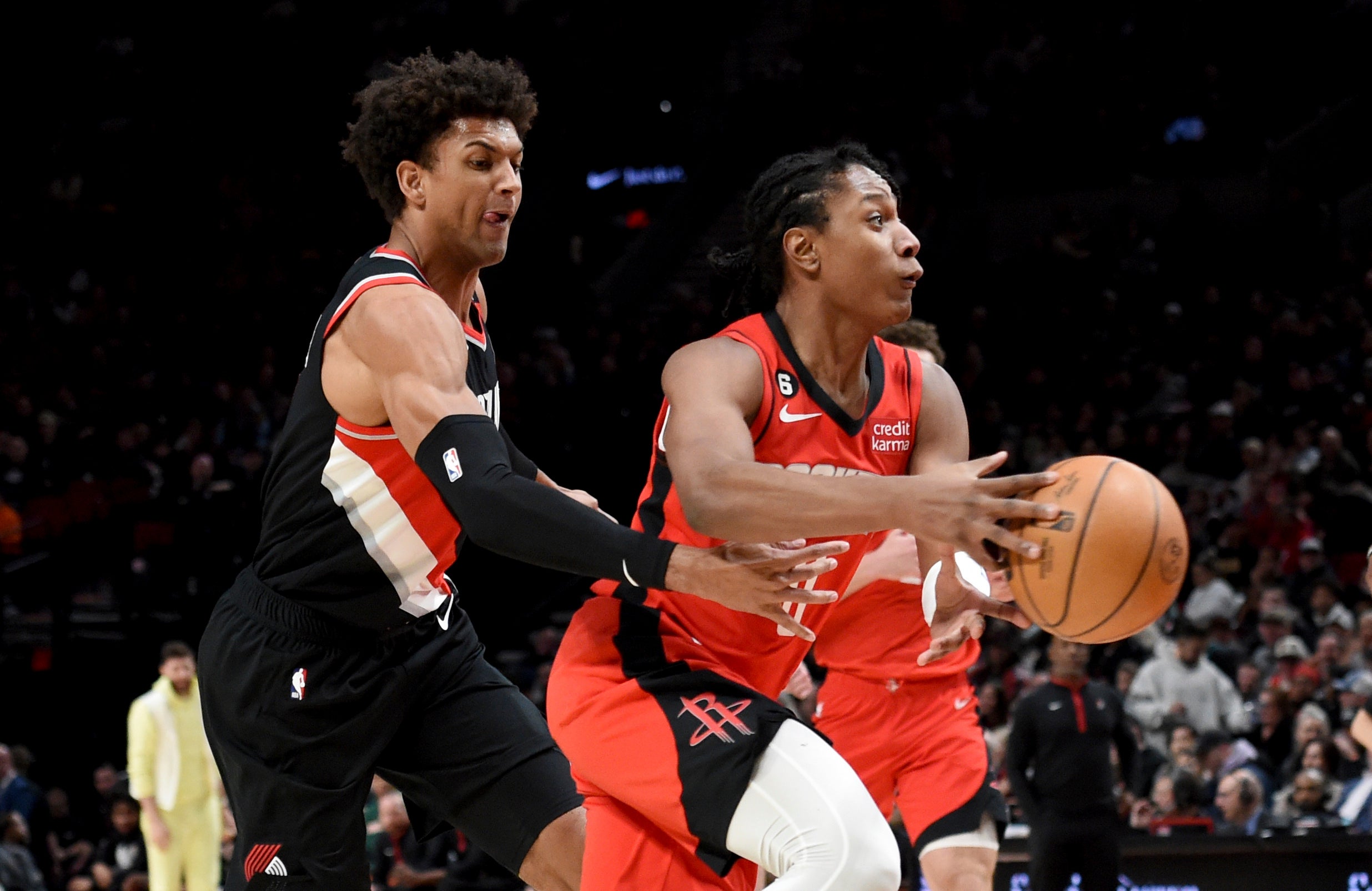 Rockets Trail Blazers Basketball