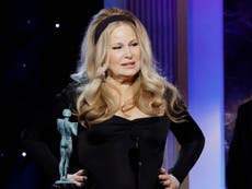 Jennifer Coolidge leaves her SAG Awards date Tim Bagley red-faced after White Lotus acceptance speech