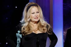 Jennifer Coolidge leaves her SAG Awards date Tim Bagley red-faced after White Lotus acceptance speech