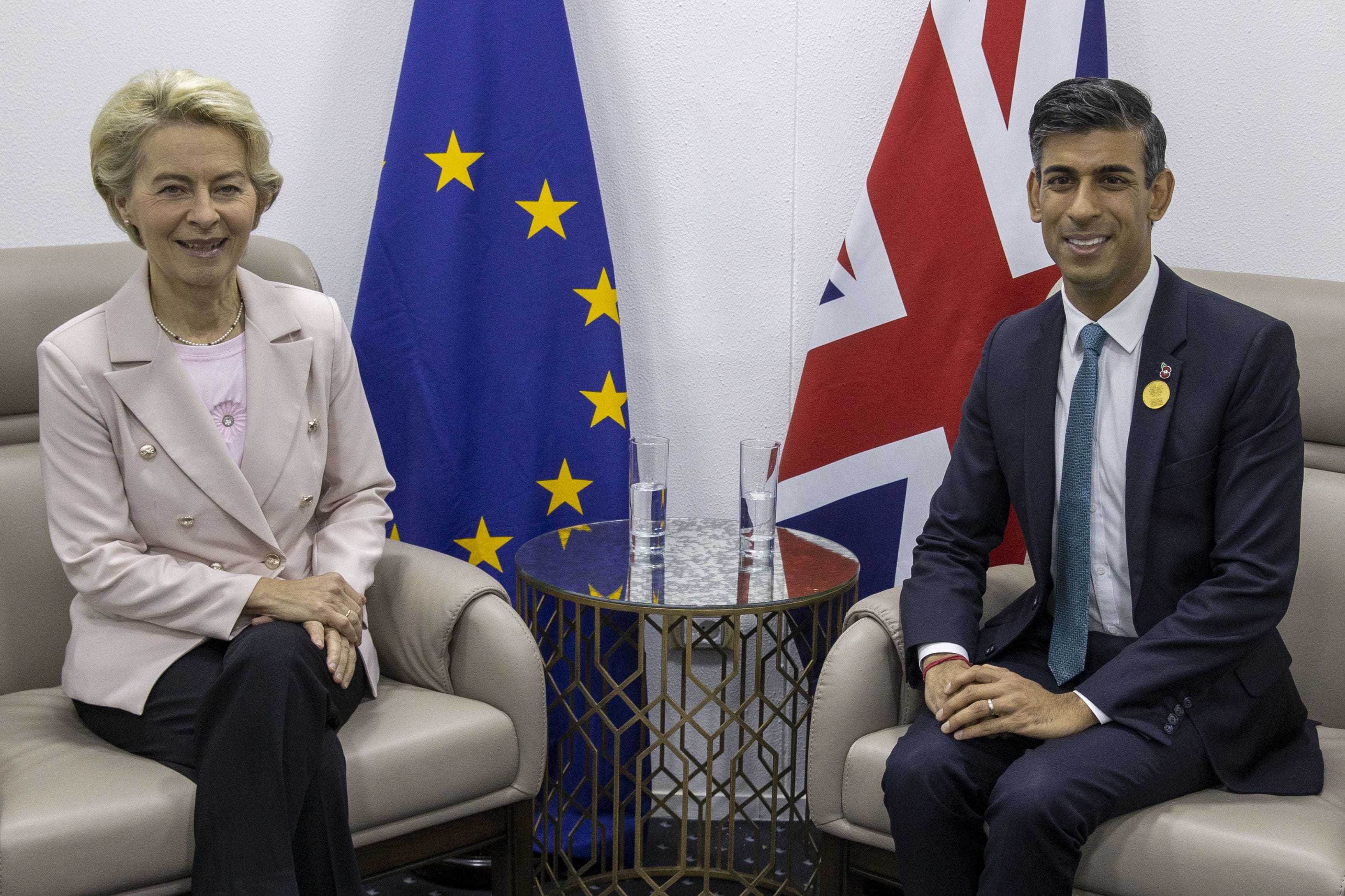 Rishi Sunak last met Ursula von der Leyen in November