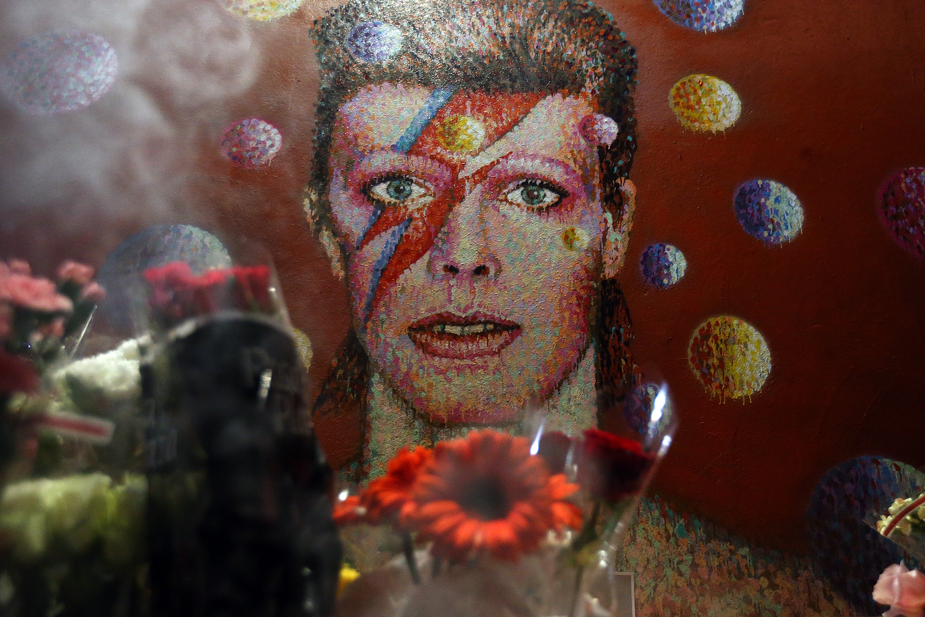 Mural of David Bowie in Brixton