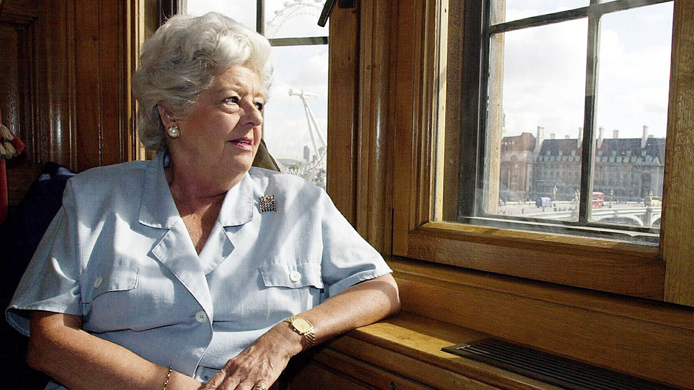 Betty Boothroyd paid moving tribute to the ideas, ideals and discipline of her father, Archie