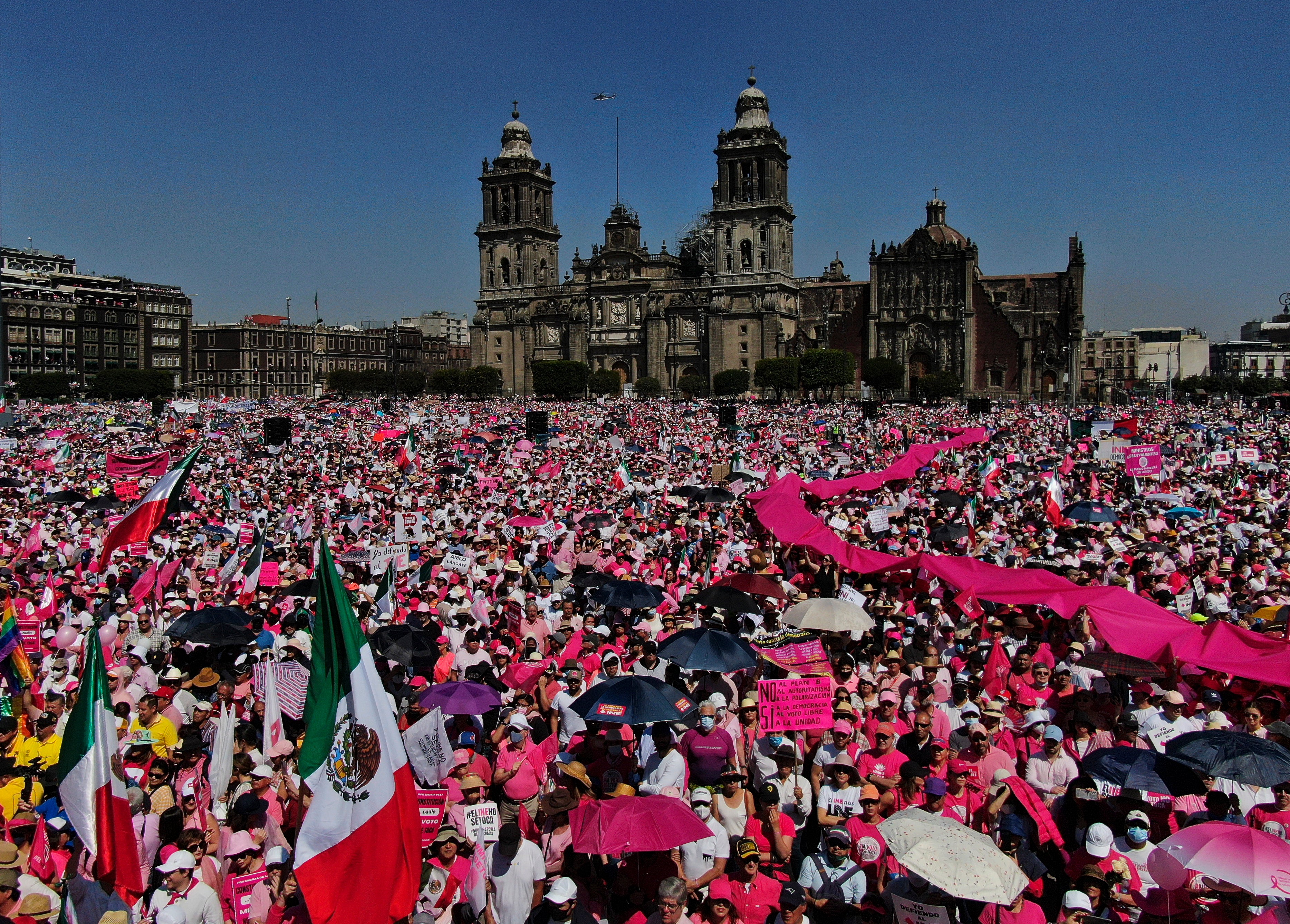 Mexico Election Reform Protest