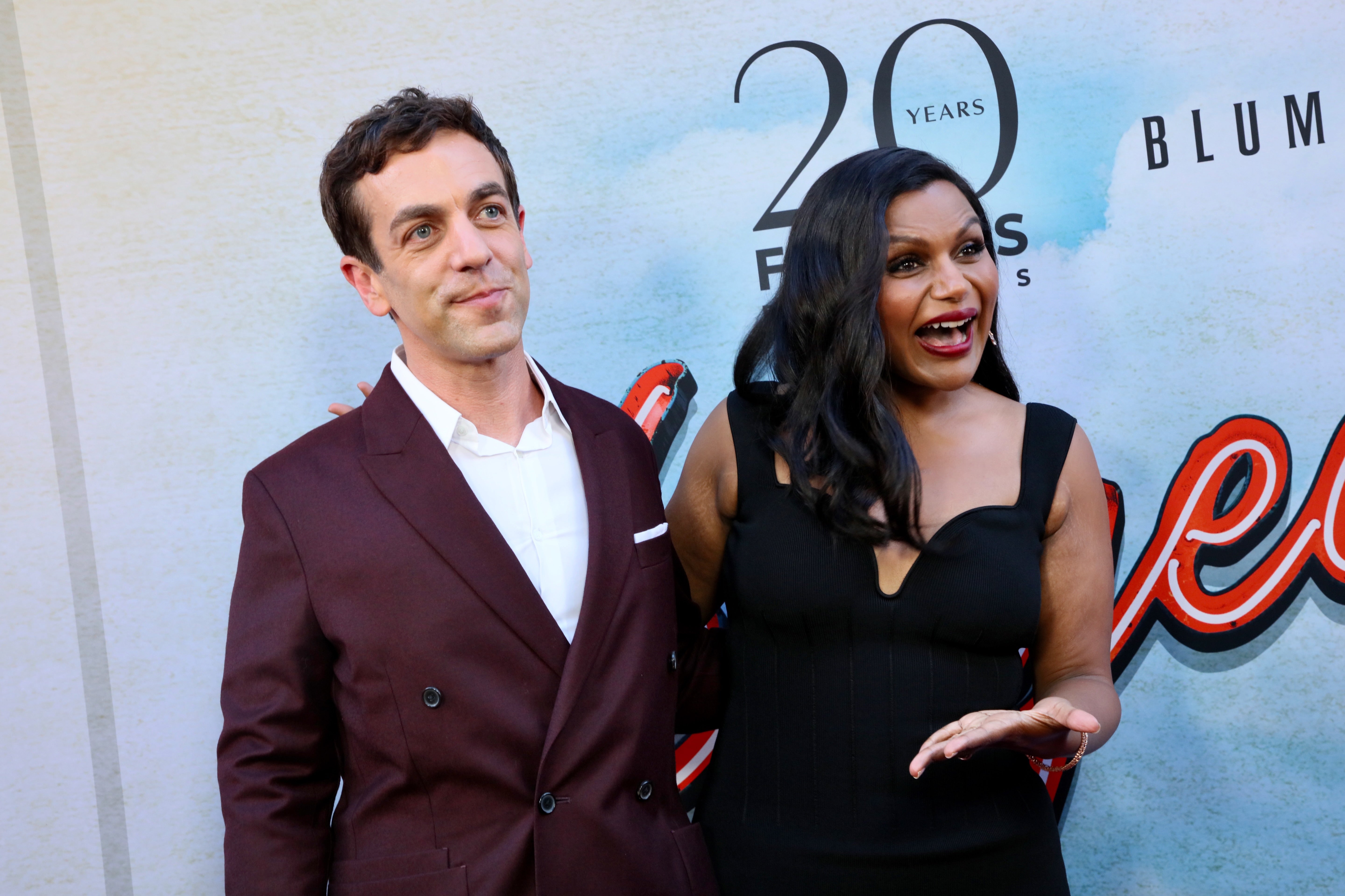 BJ Novak and Mindy Kaling