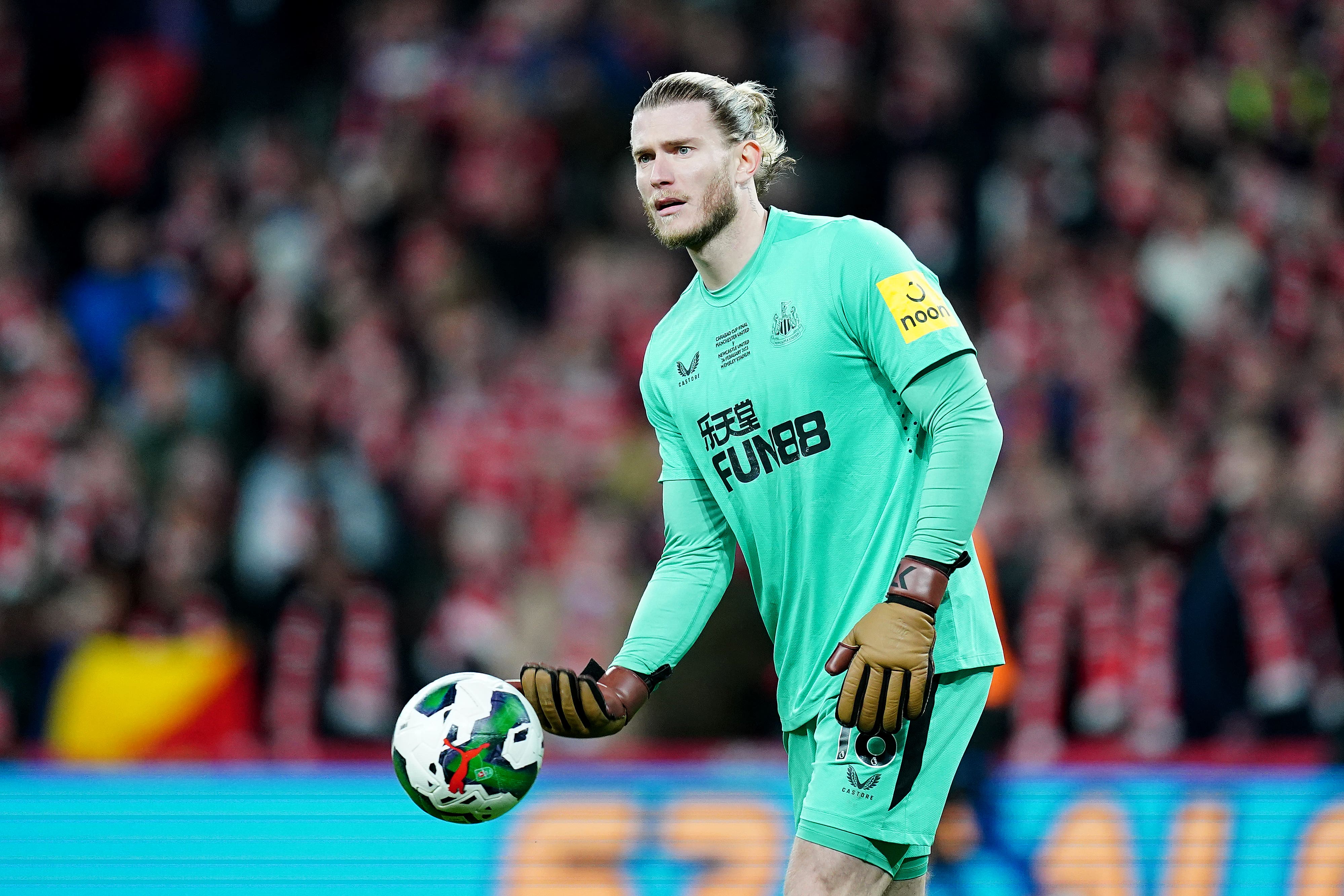 Newcastle keeper Loris Karius has not given up on his dream ending (David Davies/PA)