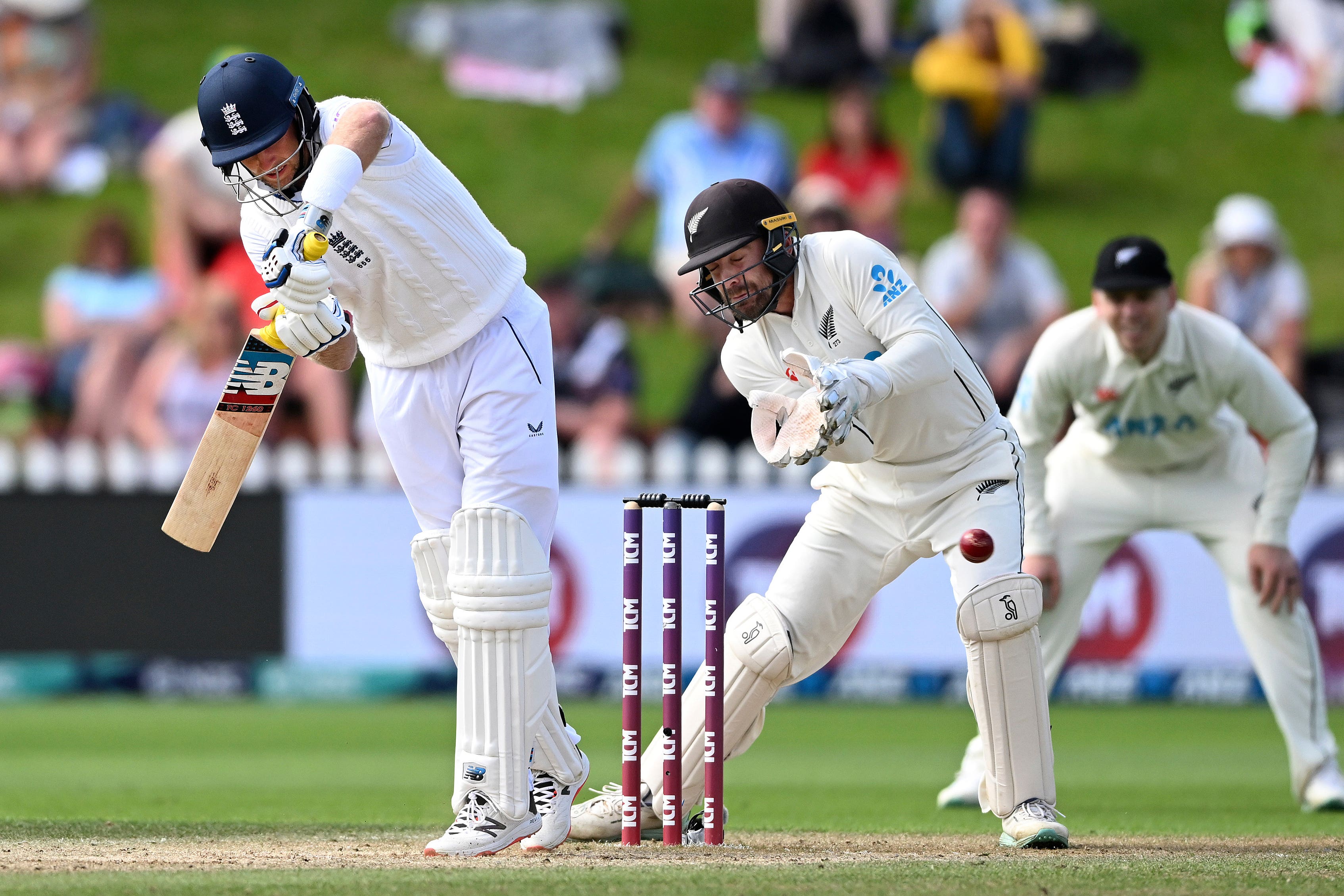 Joe Root’s class put England in a strong position (Andrew Cornaga/Photosport/AP)