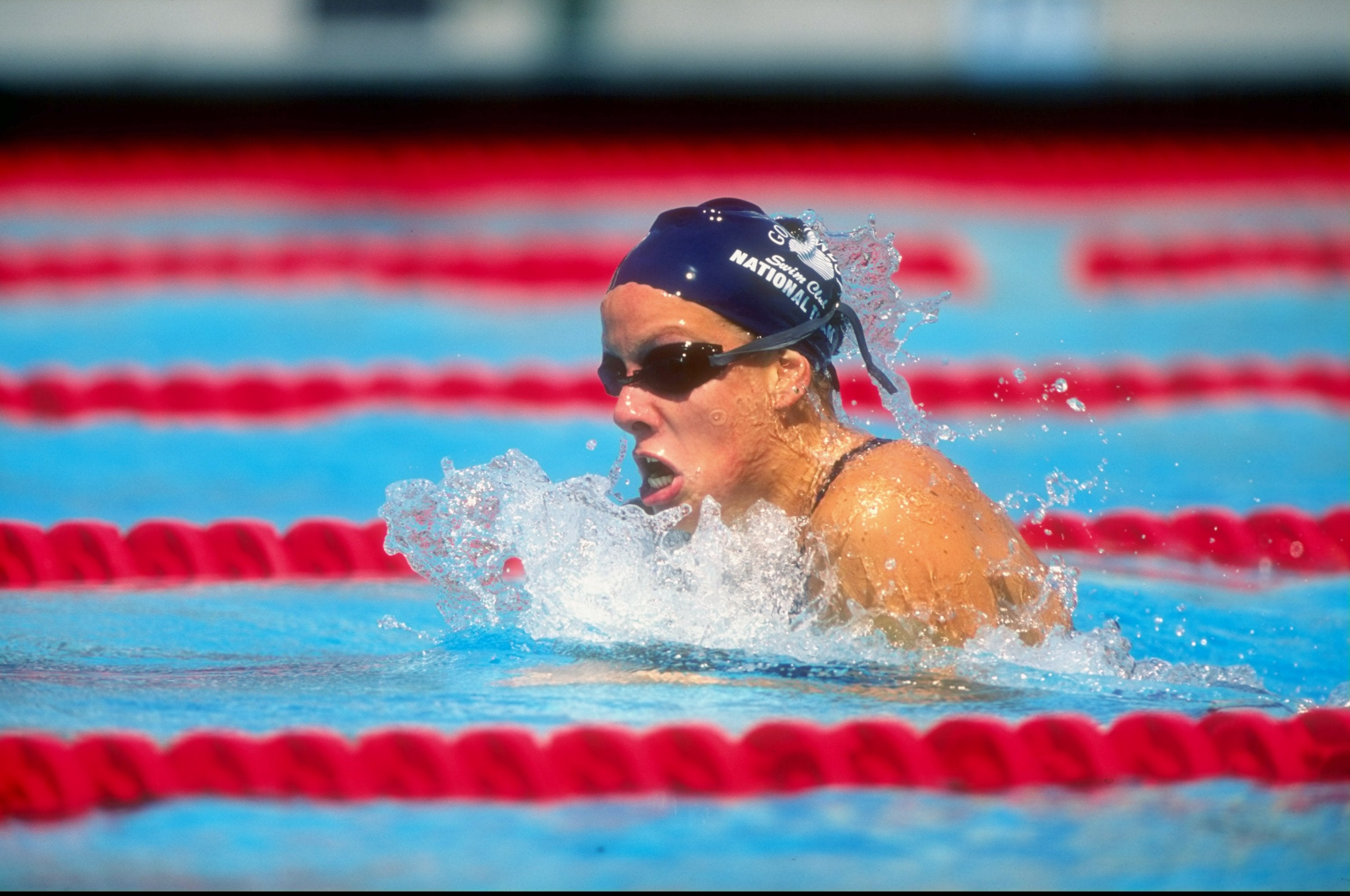 13 Aug 1998: Jamie Cail in action during the Phillips 66 National Championships at the Clovis Swim Complex in Clovis, California