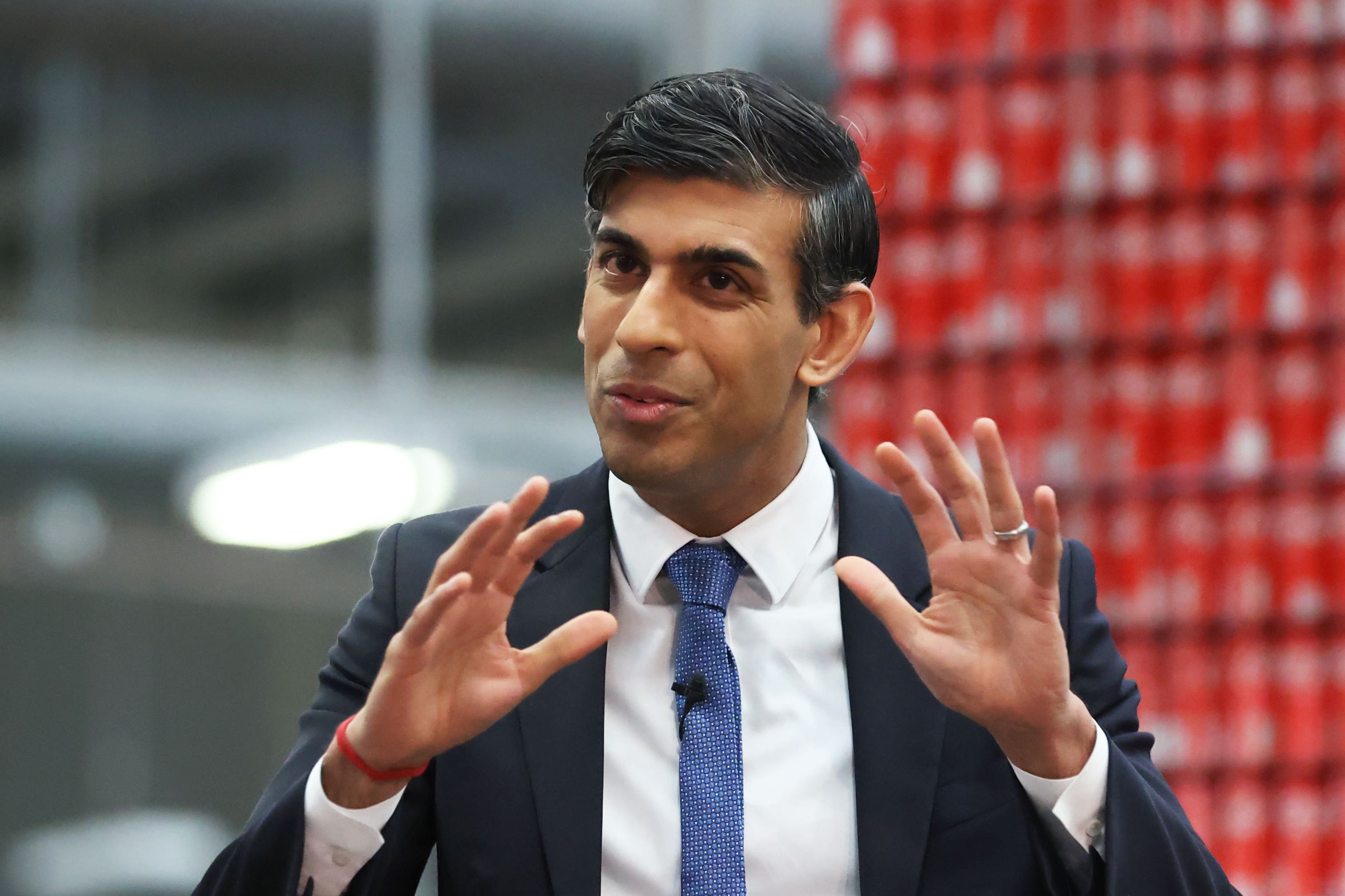 Rishi Sunak holds a Q&A with business leaders at Coca-Cola factory