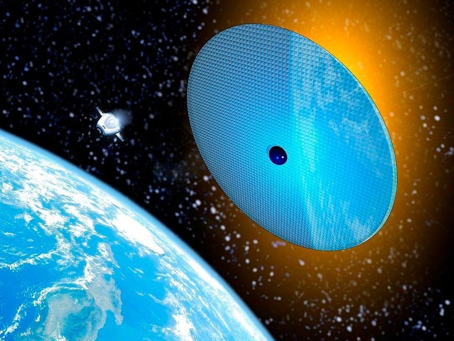 Giant space mirrors could reflect solar radiation away from Earth