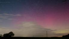 Northern lights appear over Midlands in stunning timelapse footage