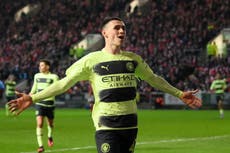 Phil Foden scores brace as Man City cruise past Bristol City in FA Cup