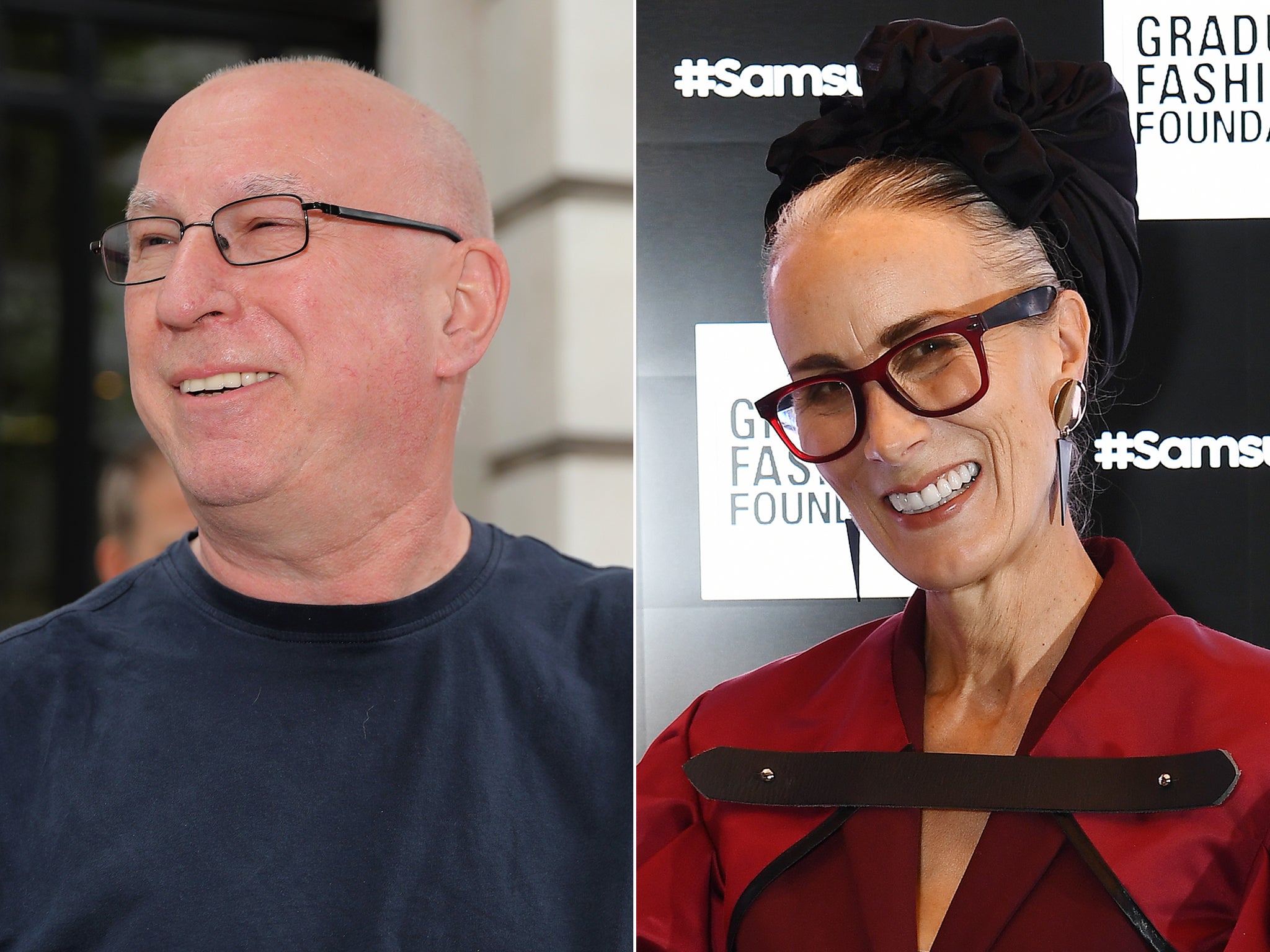 Ken Bruce and Caryn Franklin