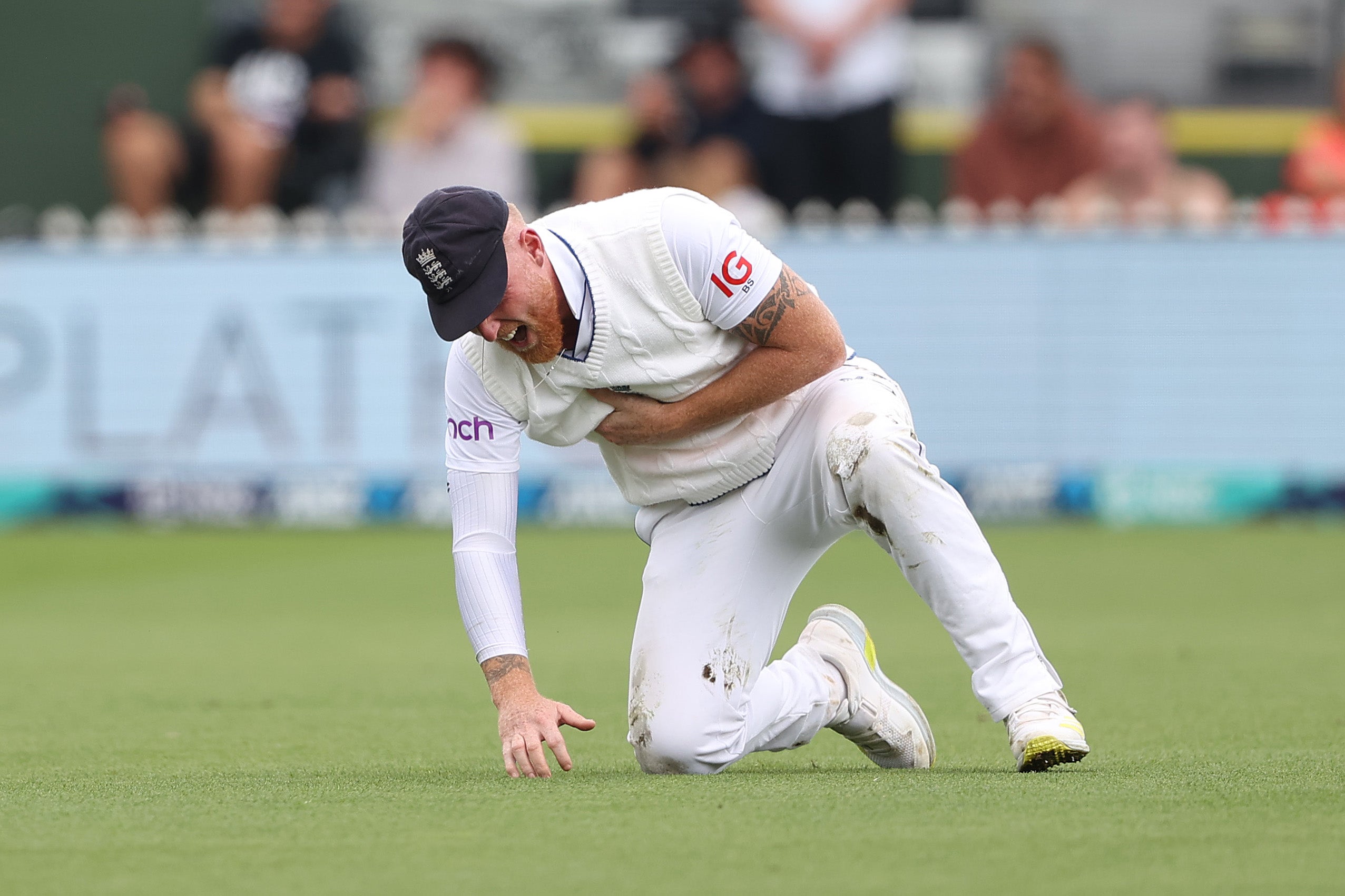 Ben Stokes in action against New Zealand during the second Test