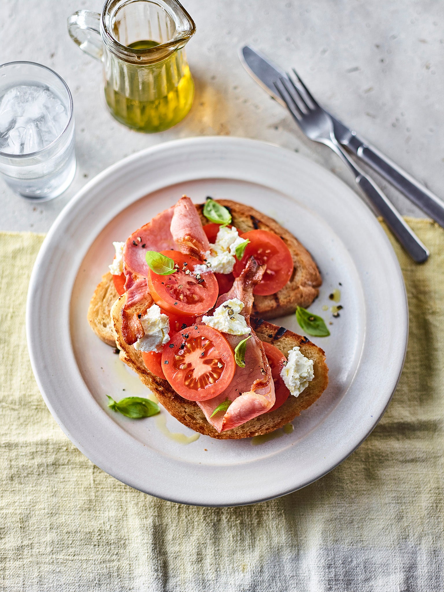 Fresh and colourful, this bruschetta is guaranteed to brighten your day