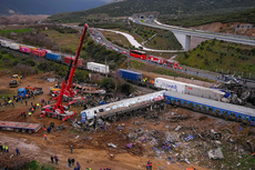 At least 36 dead and scores injured in head-on crash between two trains in Greece