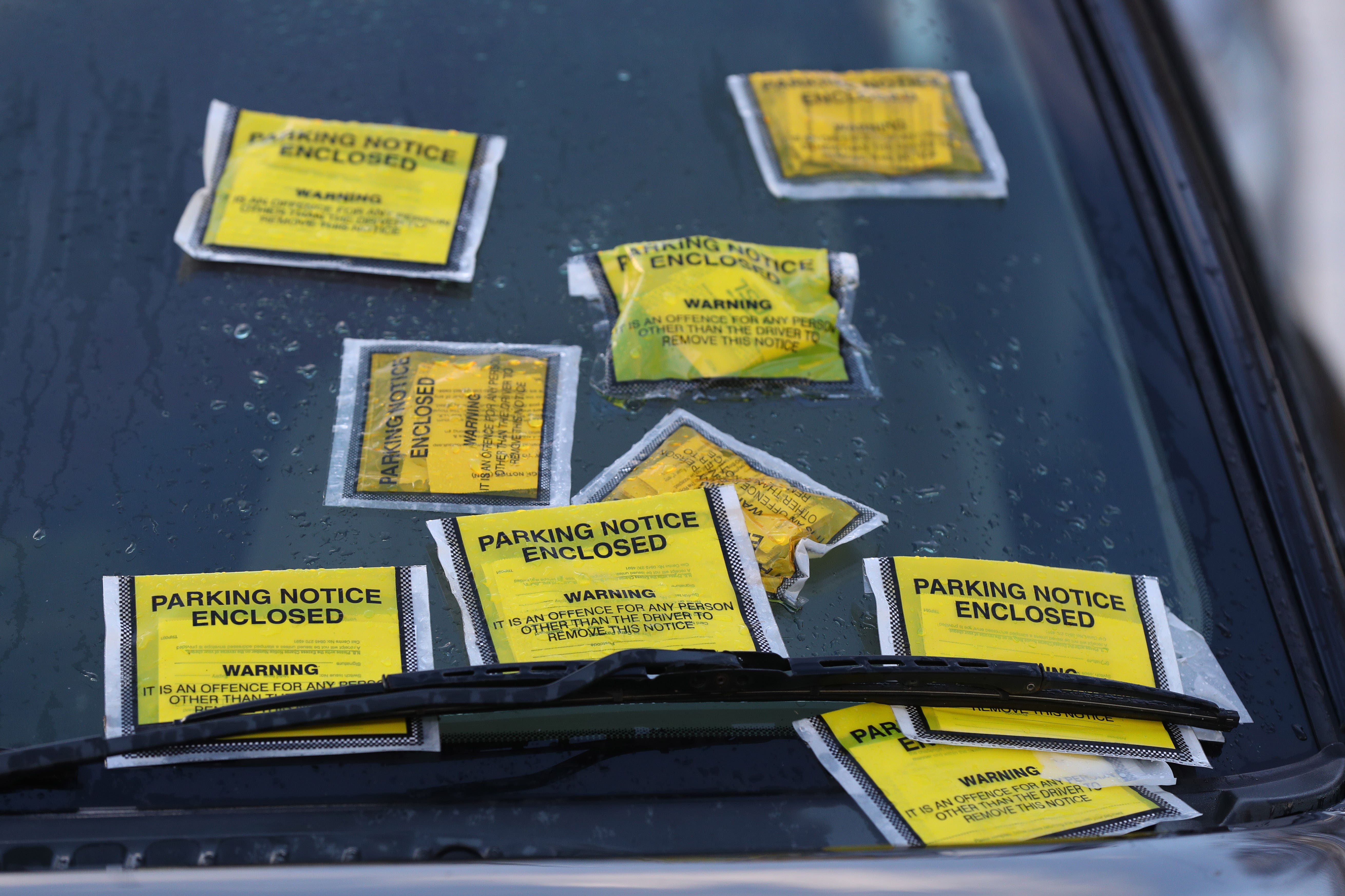 The number of parking tickets issued by private companies in Britain soared by 24% in the second half of 2022