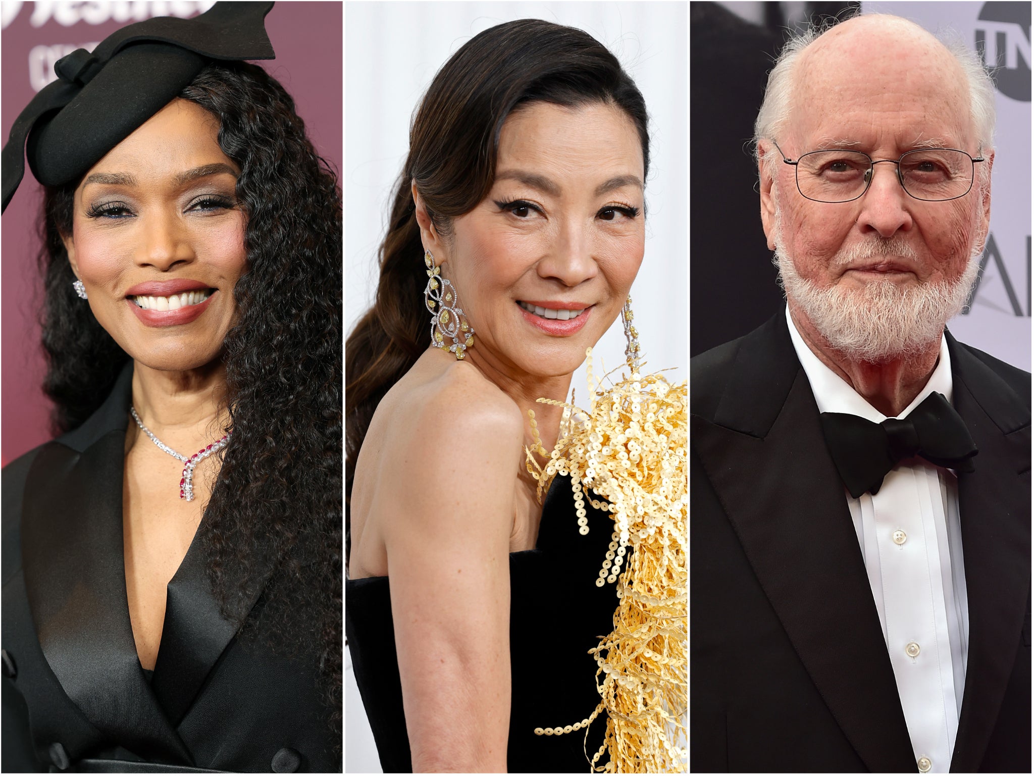 Angela Bassett, Michelle Yeoh and John Williams