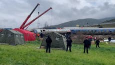 Greece train crash wreckage removed from scene after head-on collision kills at least 40