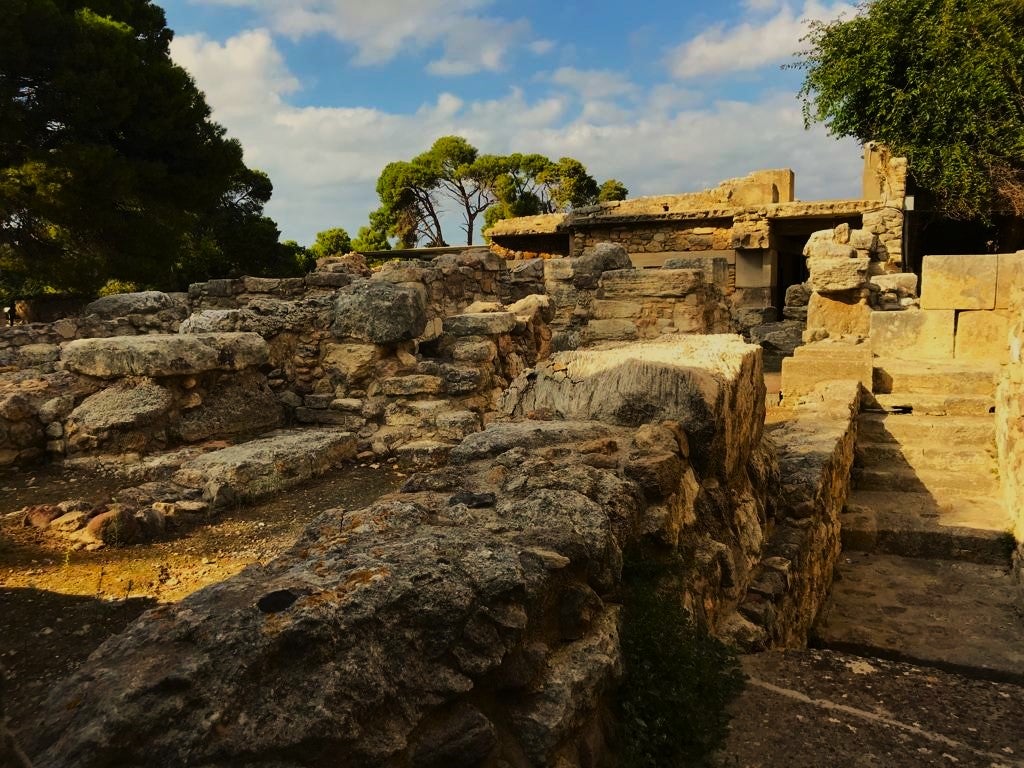 Excavations at ancient Eleutherna, Crete