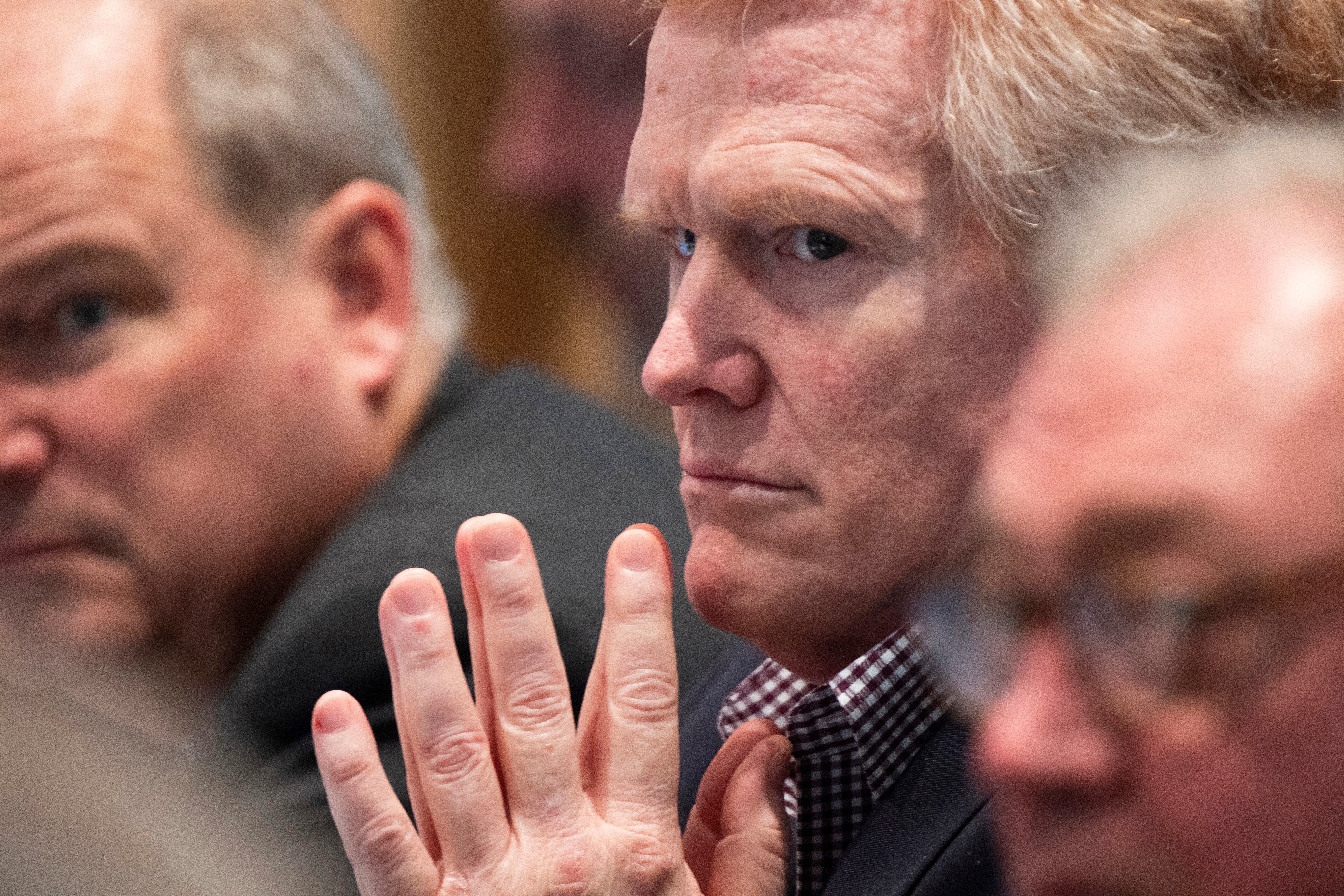 Alex Murdaugh listens during his murder trial