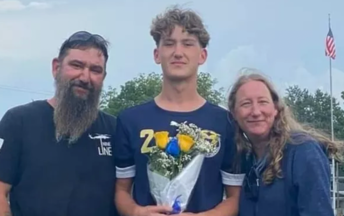 Jack Snyder (centre) was fatally shot on 17 February