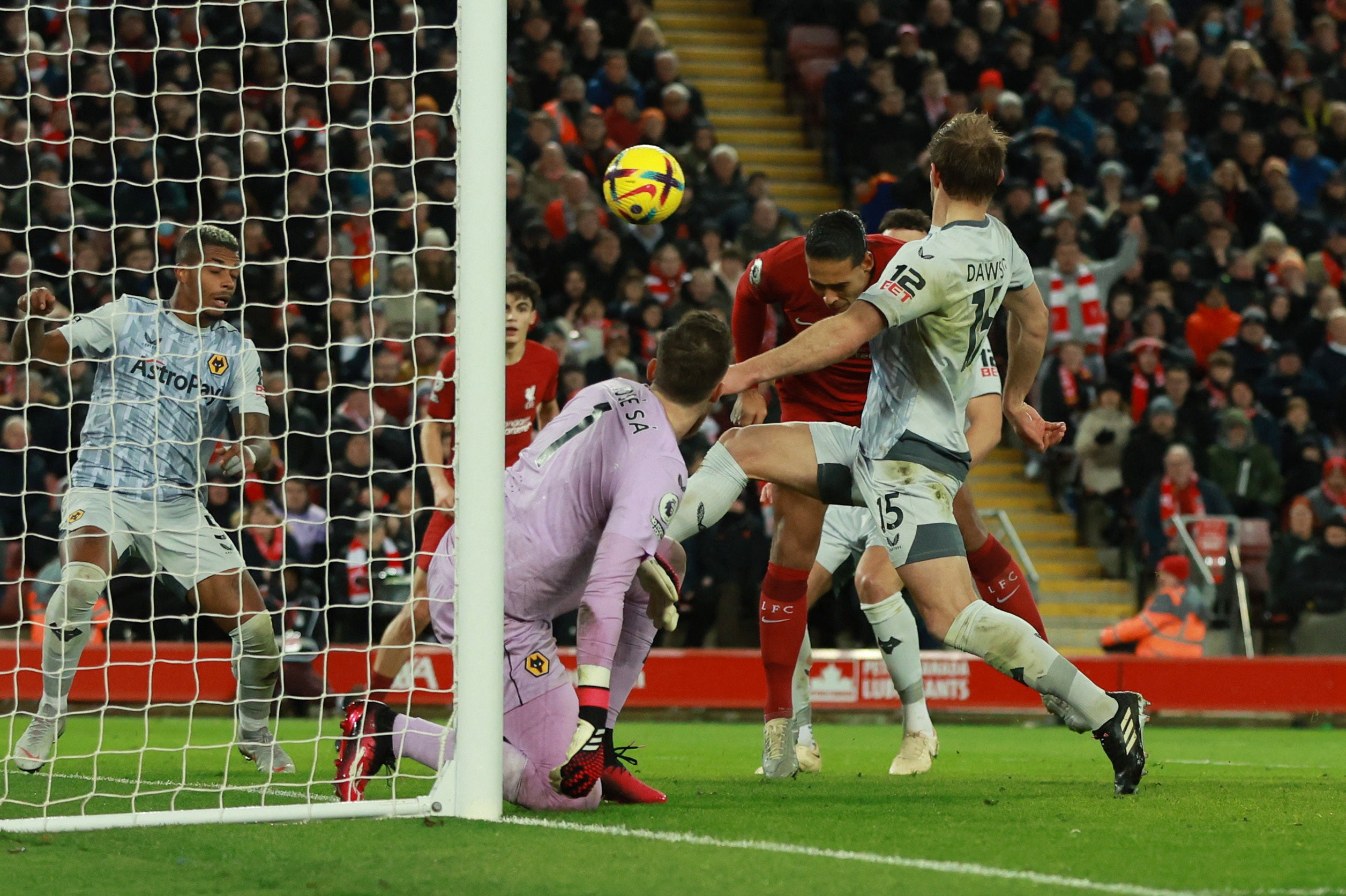 Van Dijk headed home the opener from close range