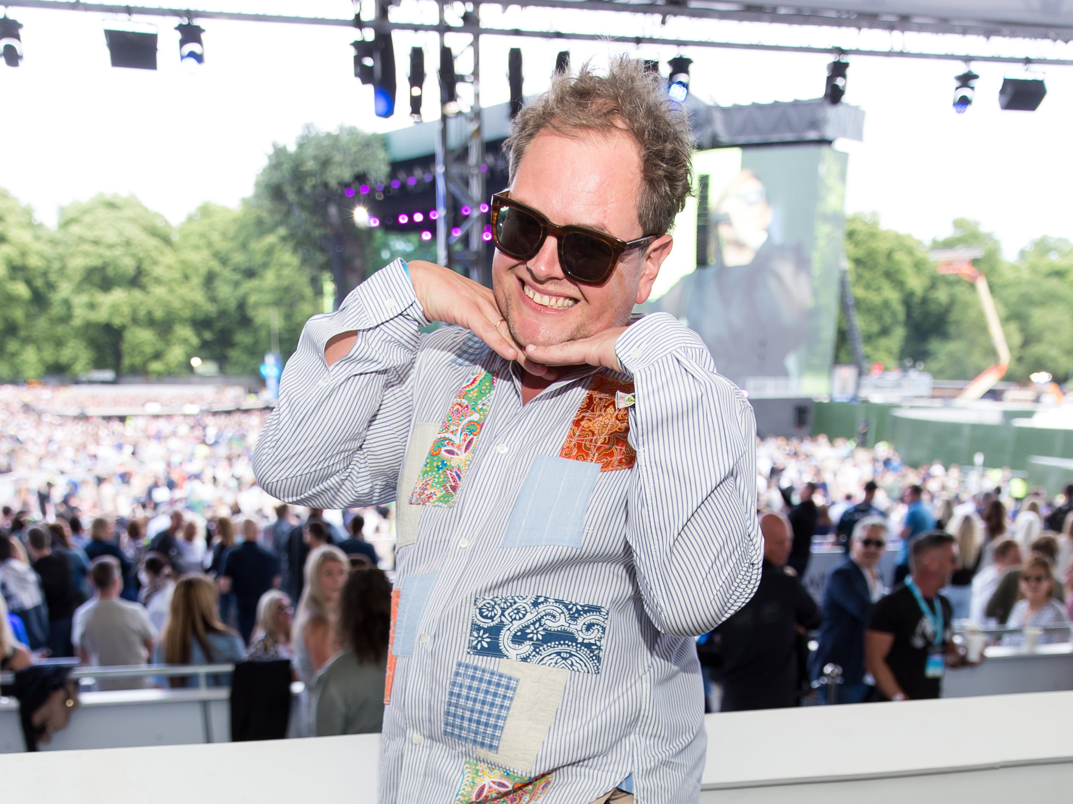 Alan Carr attends as American Express presents BST Hyde Park at Hyde Park on July 02, 2022