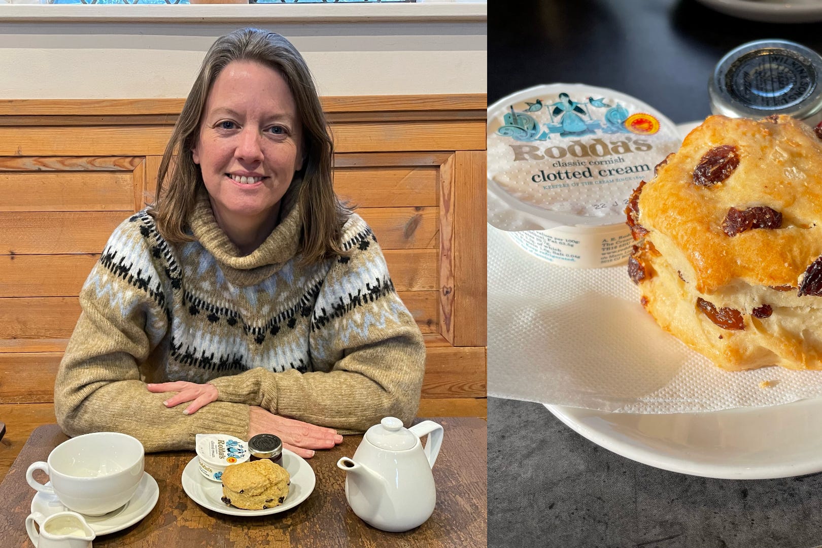 Sarah Merker has sampled every possible National Trust scone she can at 244 locations (Sarah Merker/PA)