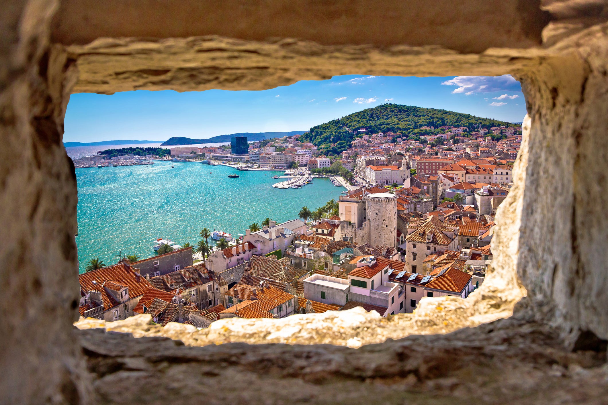 Split bay, Croatia