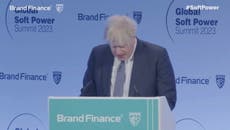 Boris Johnson sings Augustus Gloop song in defence of free speech