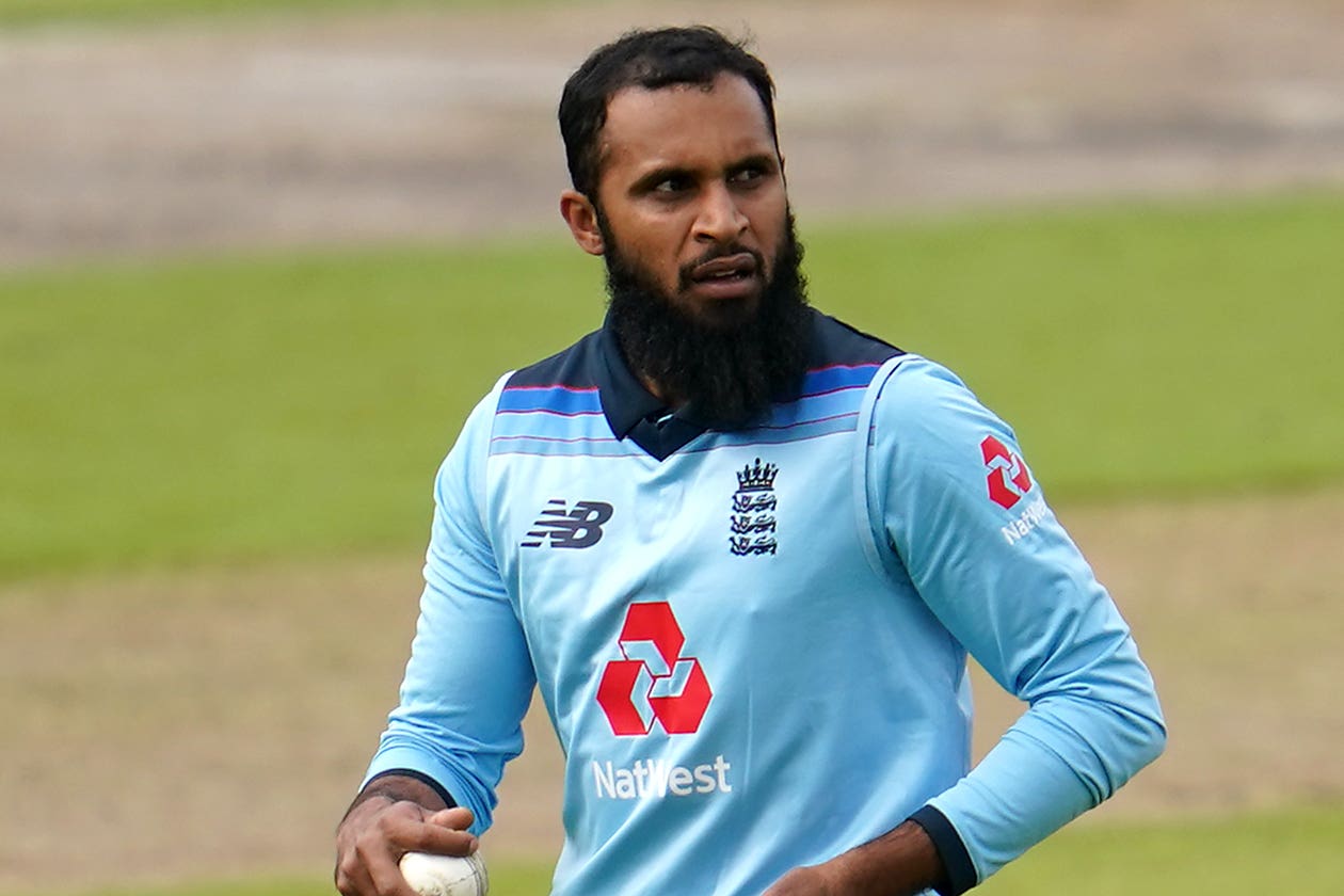 Adil Rashid was cross-examined during Thursday’s Cricket Discipline Commission hearing (Jon Super/PA)