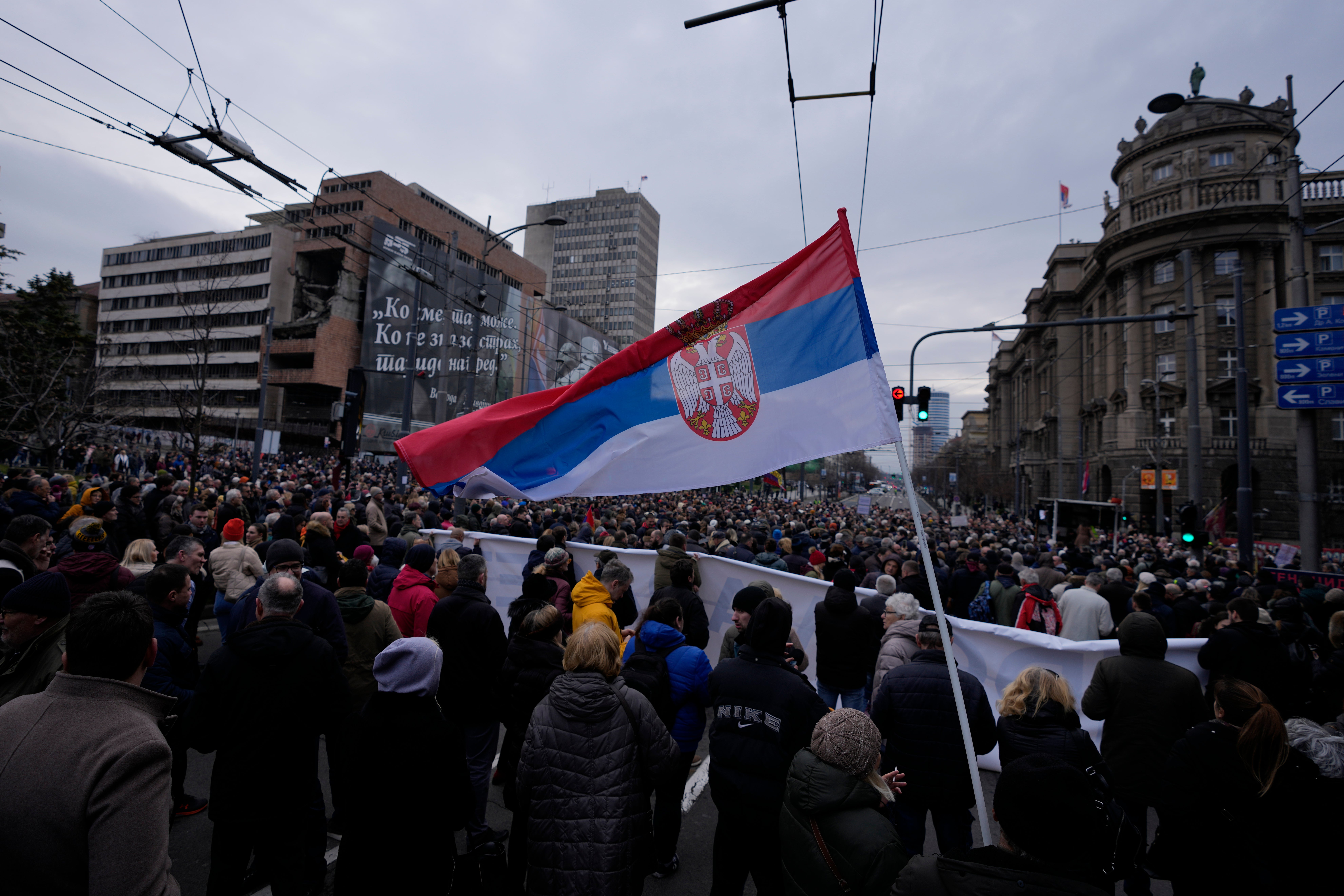 Serbia Protest