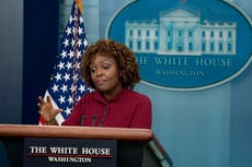 Watch live: Karine Jean-Pierre holds White House press briefing after DeSantis’ California speech