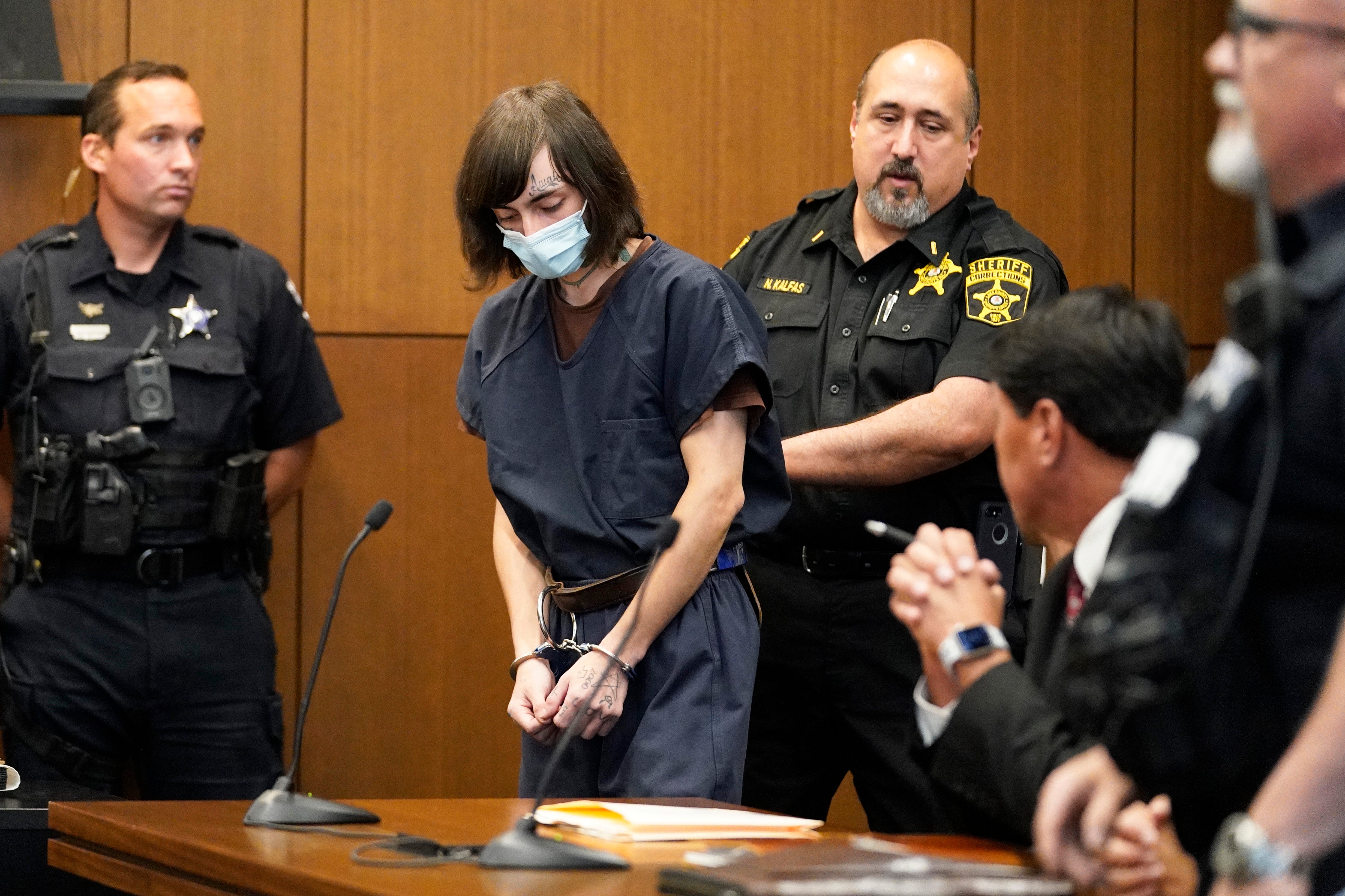 Robert Crimo III is seen in court