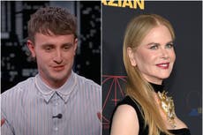 Paul Mescal says he met Nicole Kidman in his ‘sweaty underwear’ after A Streetcar Named Desire performance