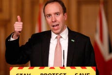 Matt Hancock ‘hoped Covid could propel his career into next league’