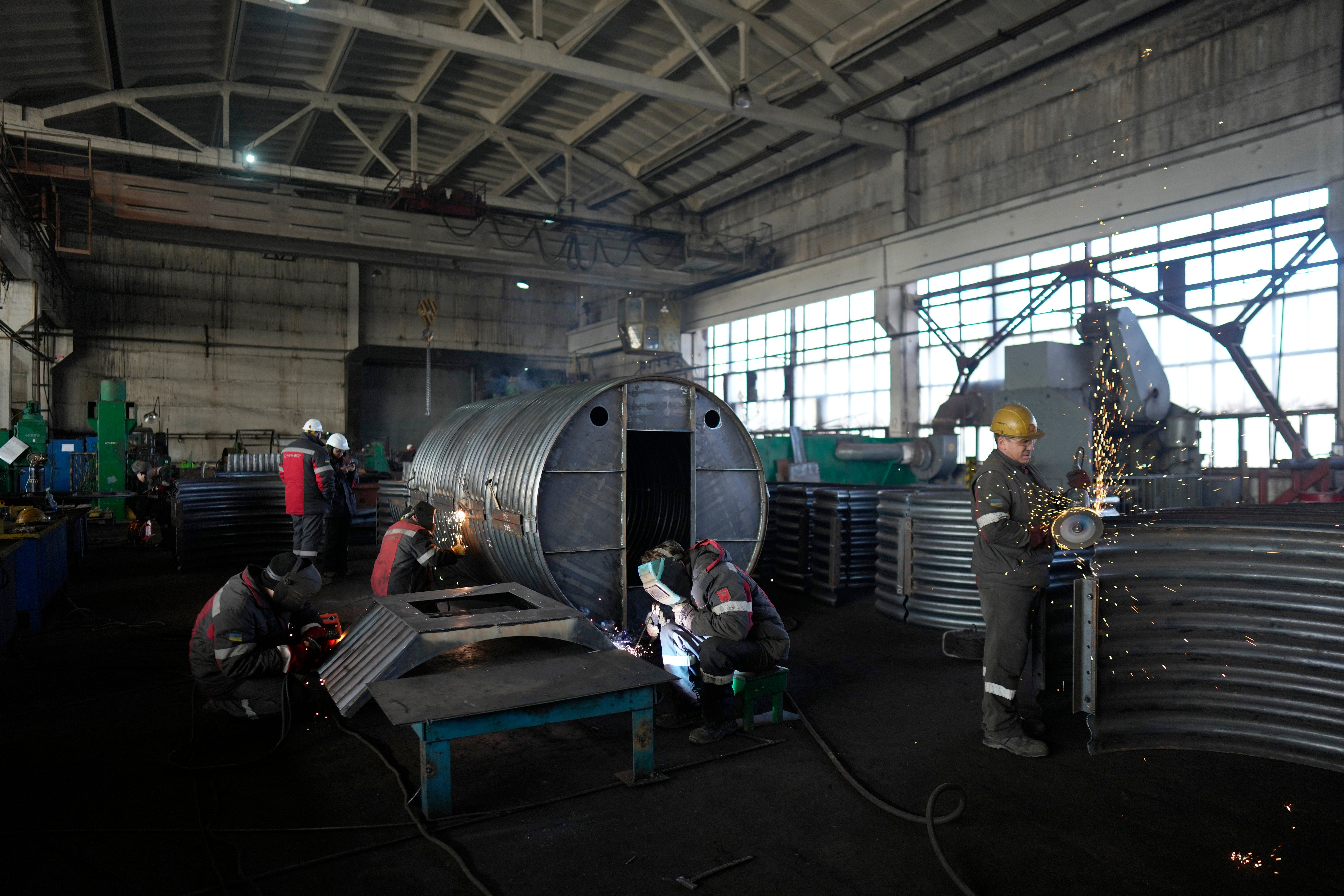 Russia Ukraine War Metal Shelters