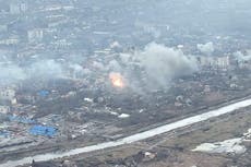 Ukraine-Russia news – latest: Putin’s forces pound last routes out of Bakhmut