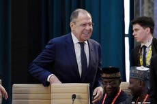 Audience in Delhi openly laughs as Lavrov says Ukraine war ‘launched against’ Russia
