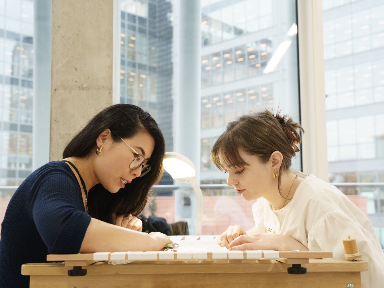 Students at le19M in Paris. The Prince’s Foundation, which was founded by the King, has partnered with French luxury fashion house Chanel to begin running an intensive embroidery programme for aspiring designers