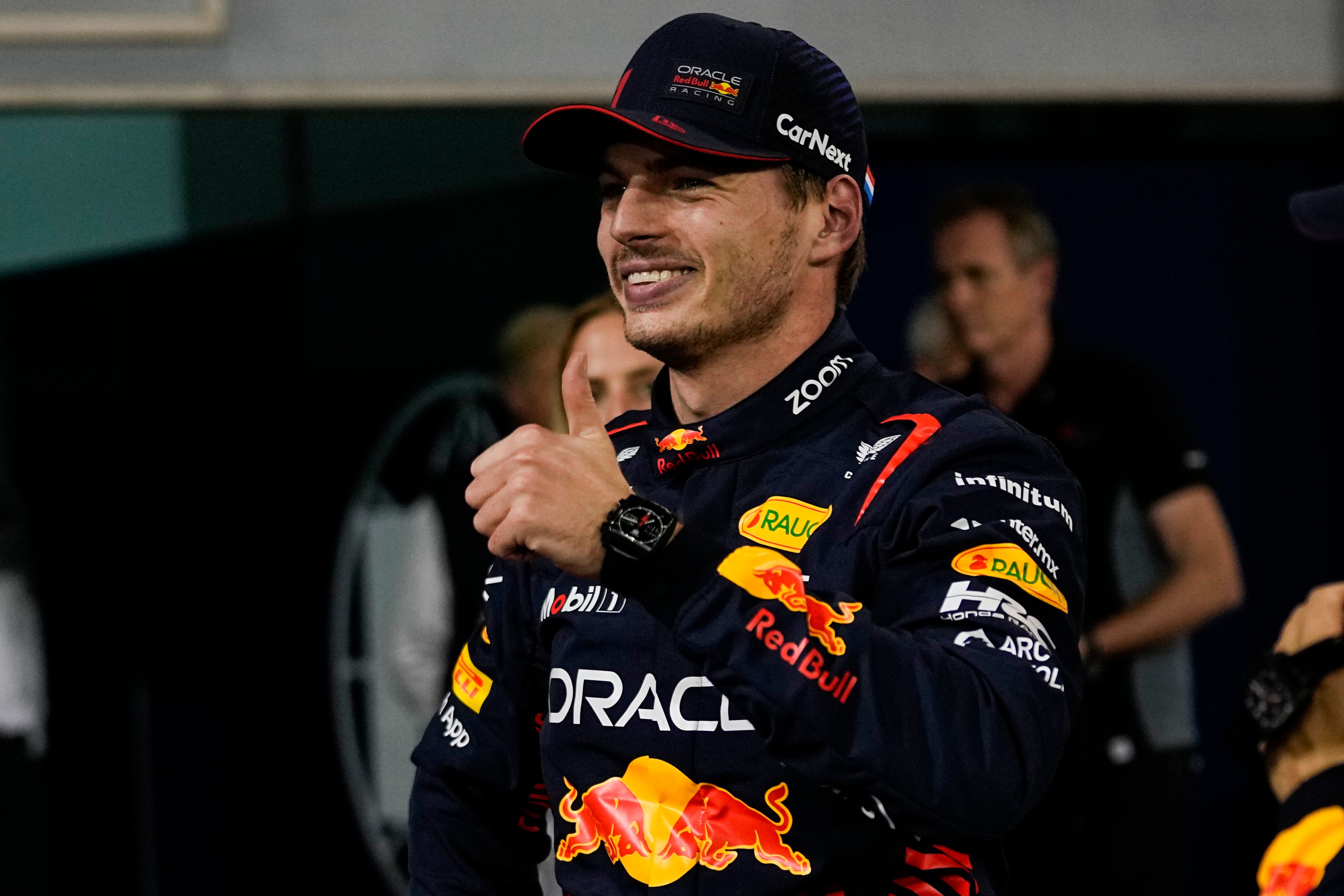 Max Verstappen will start on pole for the Bahrain Grand Prix (Frank Augsten/AP)