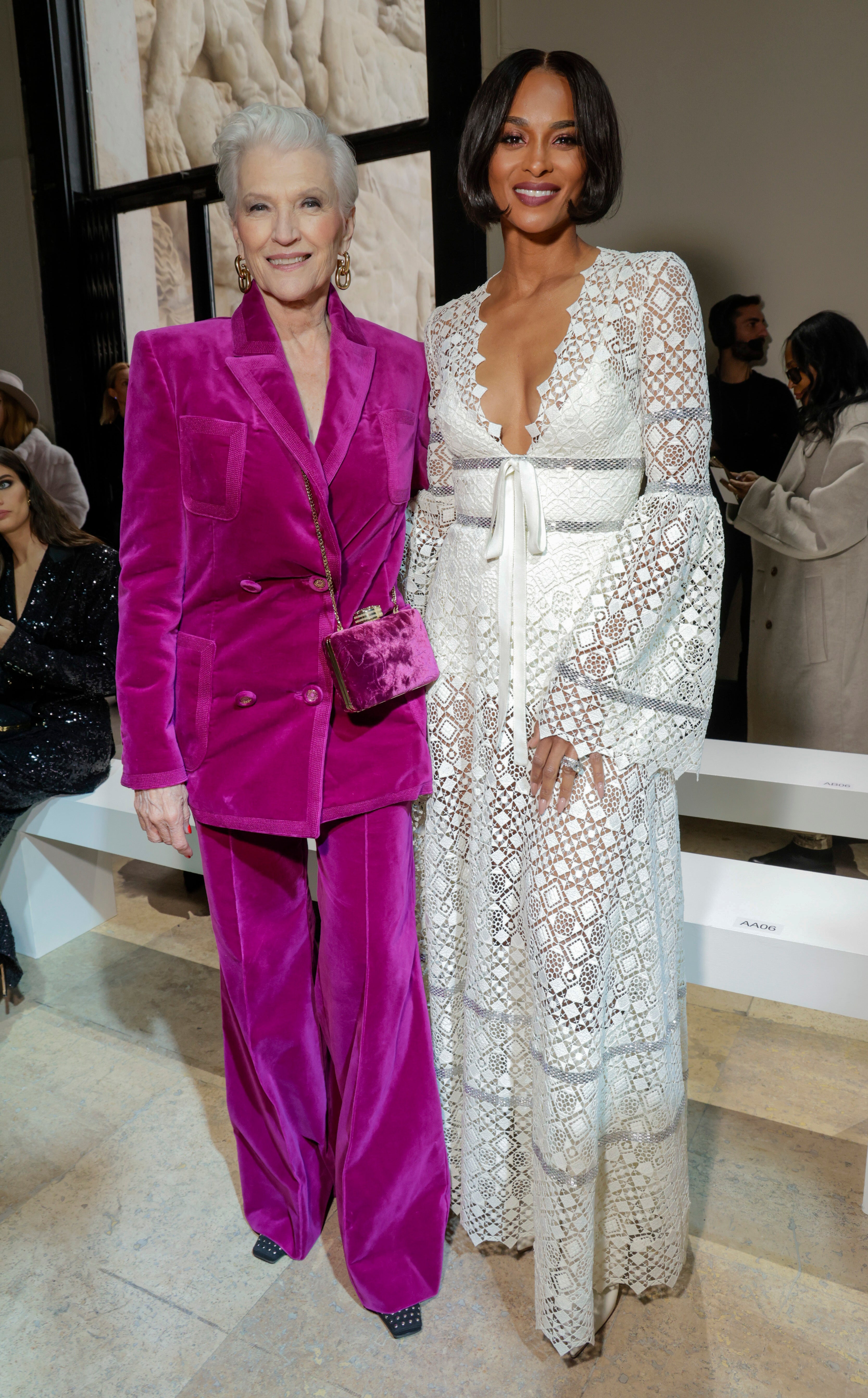 France Fashion Elie Saab F/W 23-24 Front Row