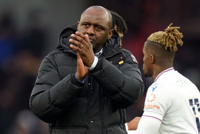 Patrick Vieira’s side are struggling (Jacob King/PA)