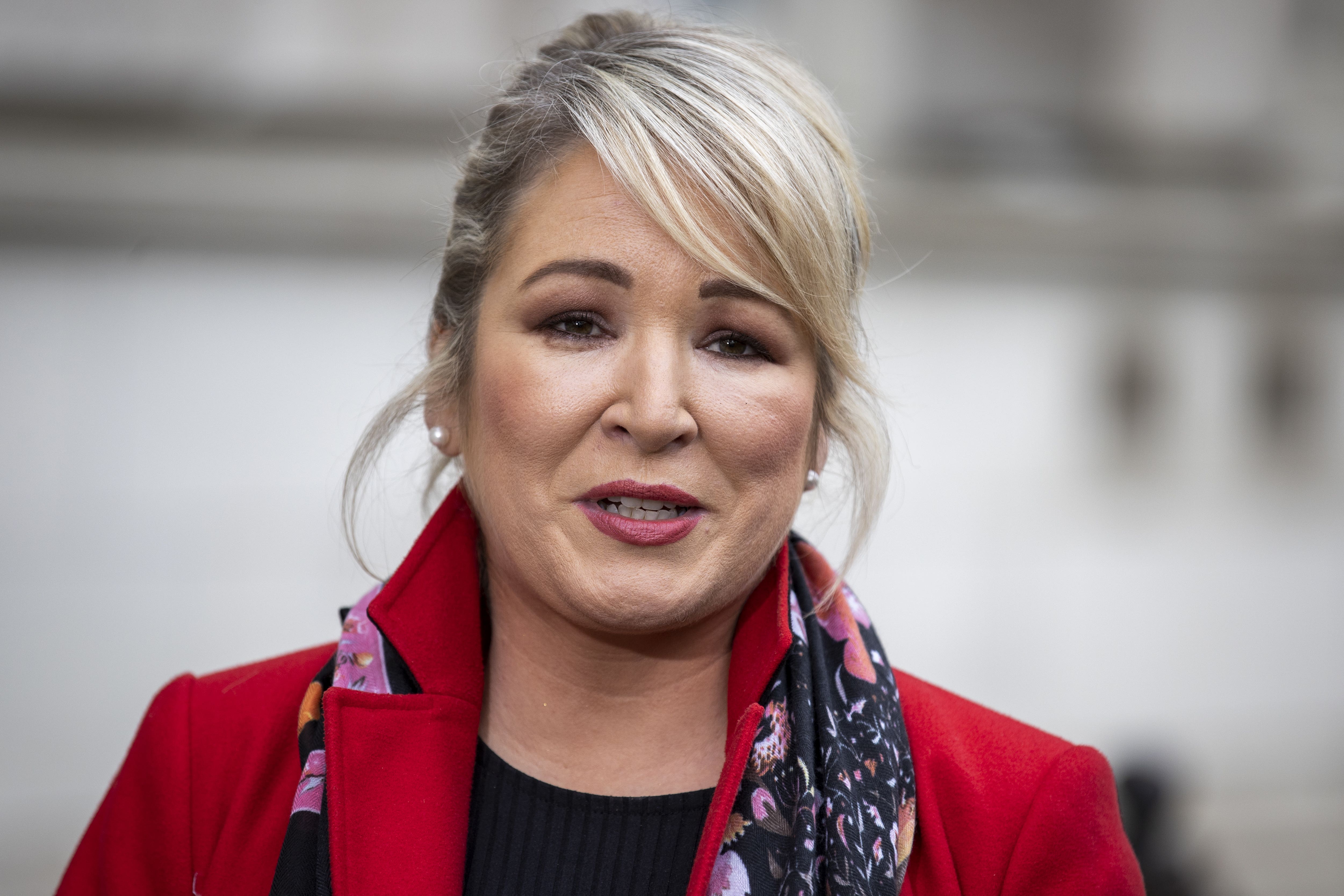 Sinn Fein vice president Michelle O’Neill (PA)