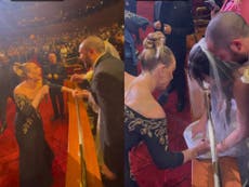 Adele signs wedding dress of bride who went to concert immediately after ceremony