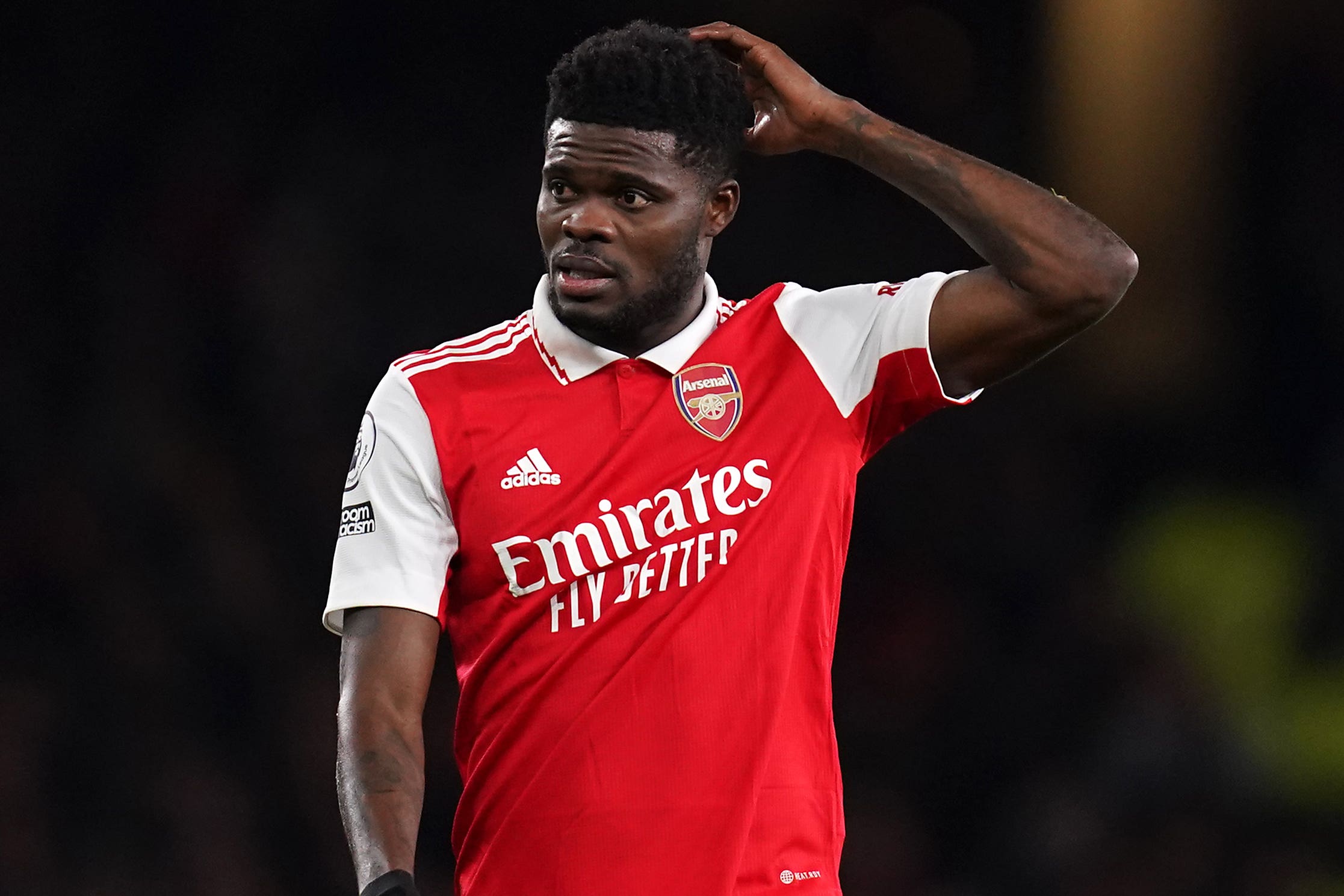 Thomas Partey has backed Arsenal’s young squad to deliver this season (John Walton/PA)